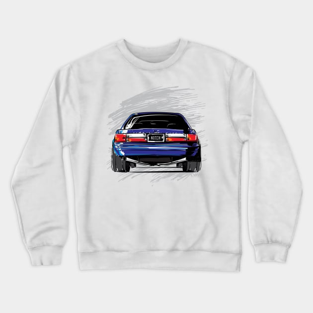 Notch Fox Body Ford Mustang Crewneck Sweatshirt by LYM Clothing